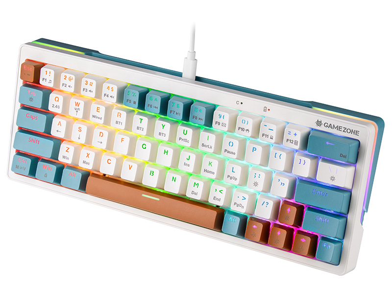 Klawiatura mechaniczna Tracer GAMEZONE EVO3 HOT SWAP 63 (White)